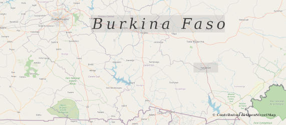Cartina del Burkina Faso